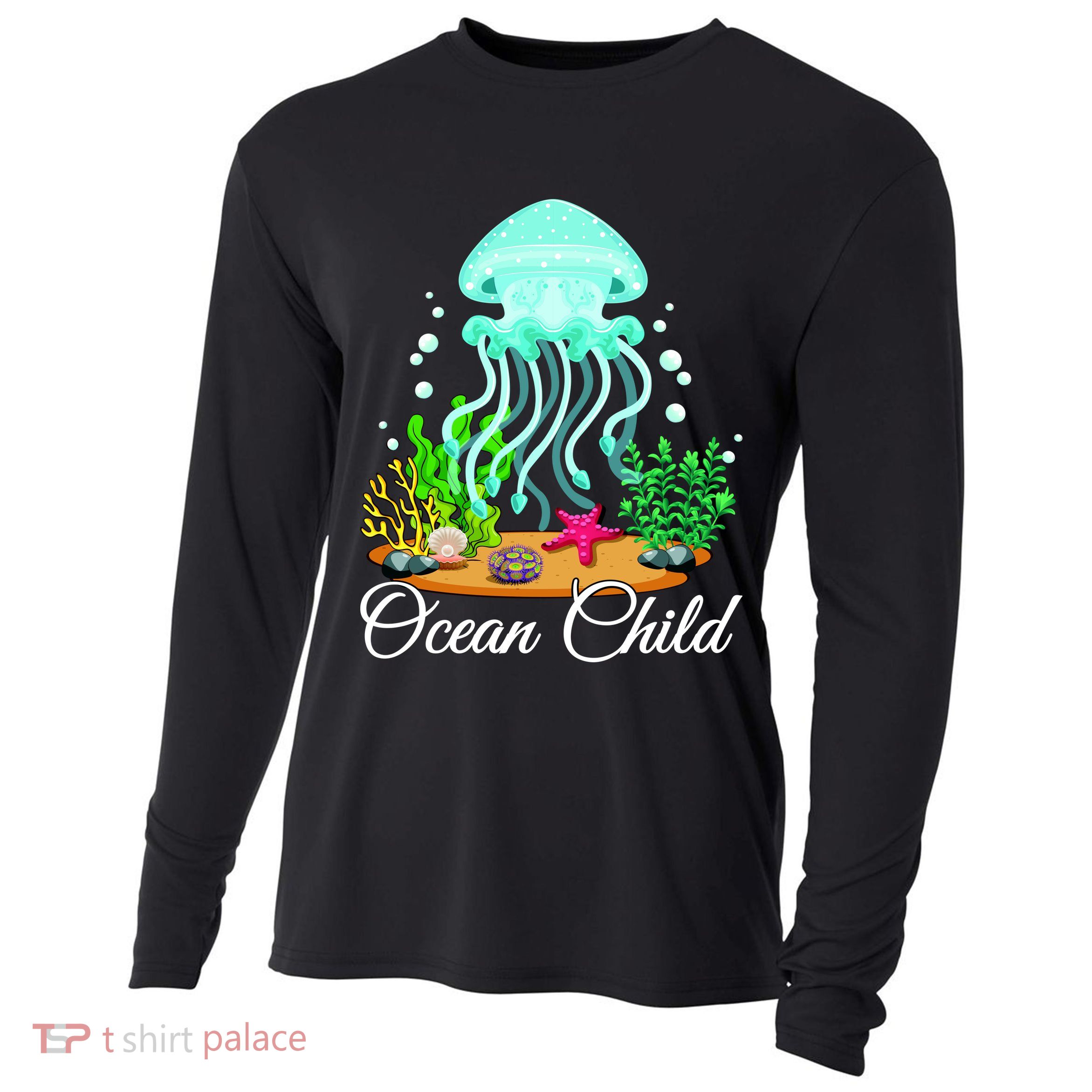 Ocean Child Cooling Performance Long Sleeve Crew