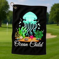 Ocean Child Golf Towel