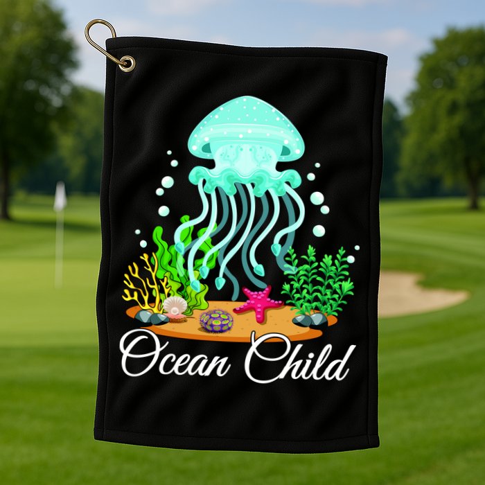 Ocean Child Golf Towel