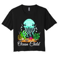 Ocean Child Women's Crop Top Tee