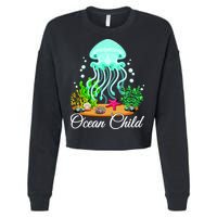 Ocean Child Cropped Pullover Crew