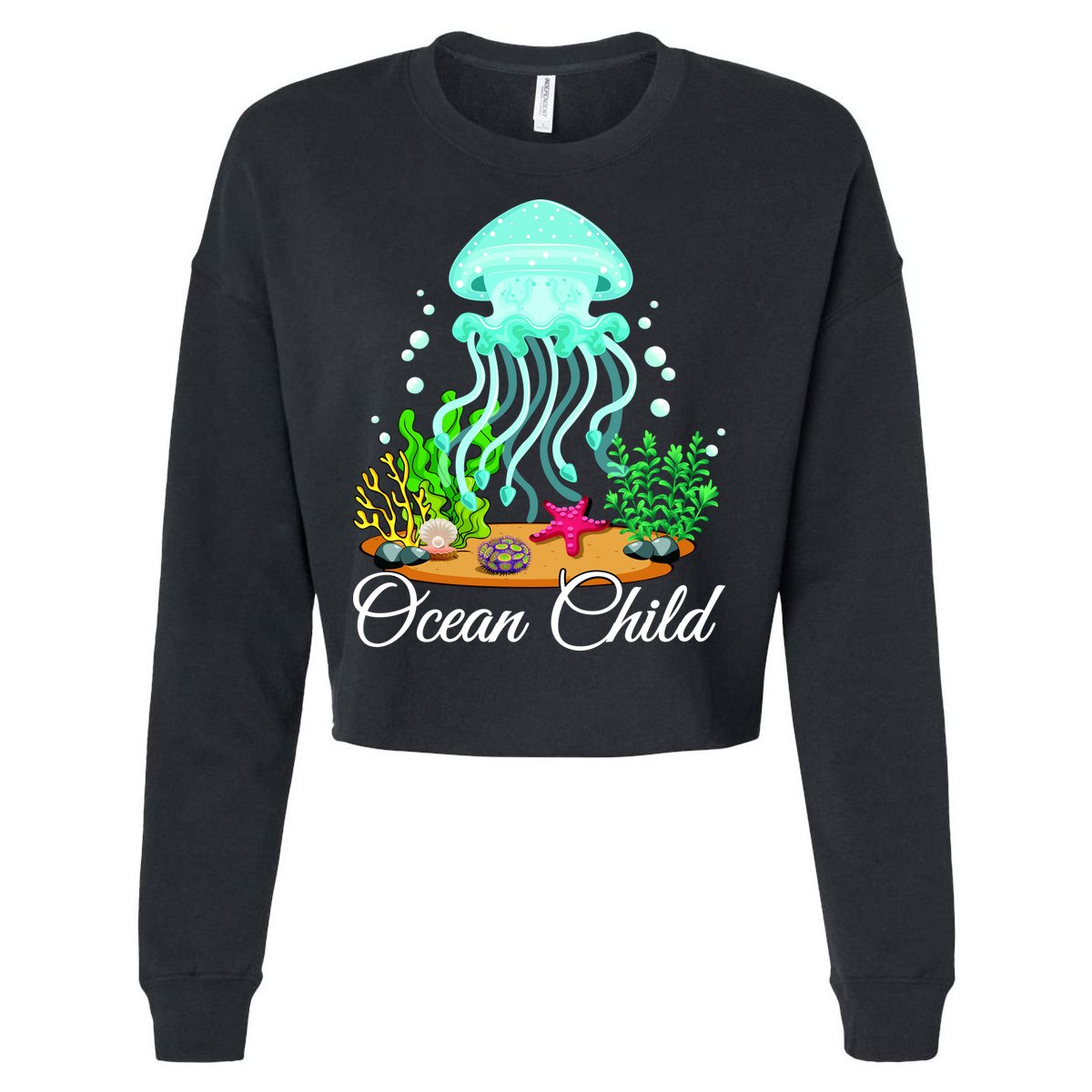 Ocean Child Cropped Pullover Crew