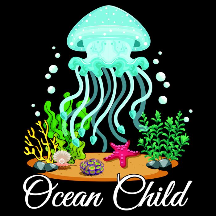 Ocean Child Cropped Pullover Crew