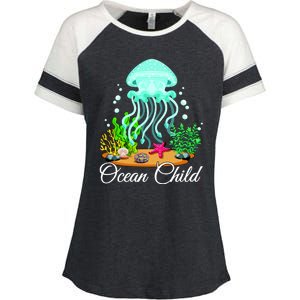 Ocean Child Enza Ladies Jersey Colorblock Tee