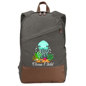 Ocean Child Cotton Canvas Backpack