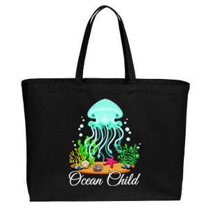 Ocean Child Cotton Canvas Jumbo Tote