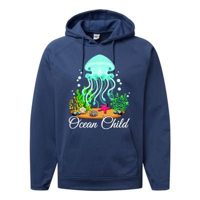 Ocean Child Performance Fleece Hoodie