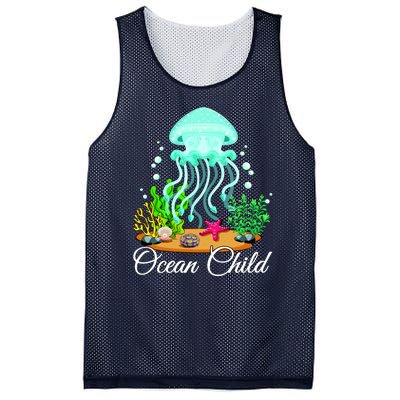 Ocean Child Mesh Reversible Basketball Jersey Tank