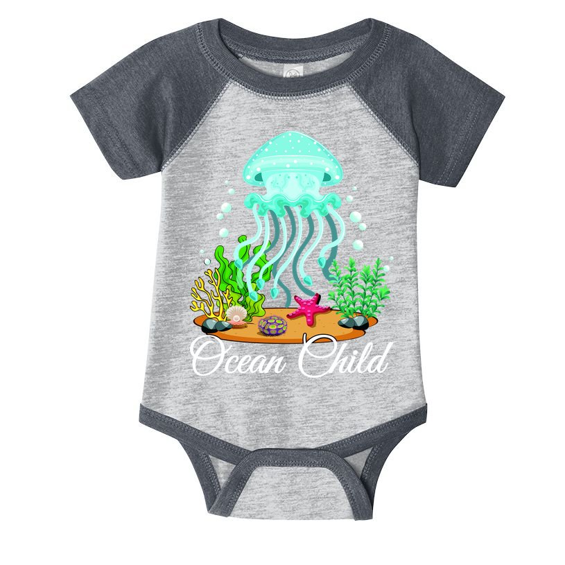 Ocean Child Infant Baby Jersey Bodysuit
