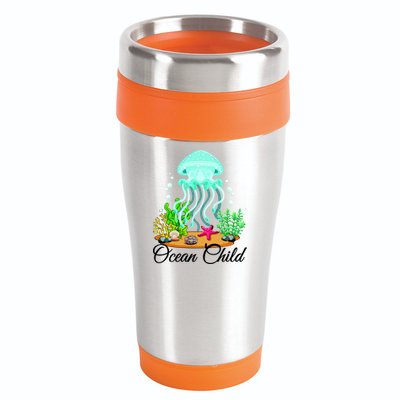 Ocean Child 16oz Travel Tumbler