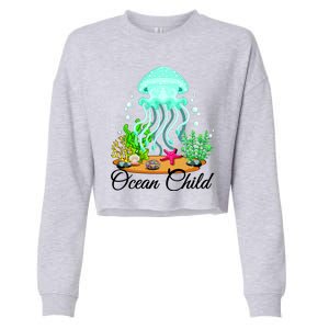 Ocean Child Cropped Pullover Crew