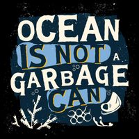Ocean Is Not A Garbage Can Cooling Performance Crew T-Shirt