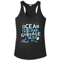 Ocean Is Not A Garbage Can Ladies PosiCharge Competitor Racerback Tank