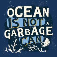 Ocean Is Not A Garbage Can Infant Baby Jersey Bodysuit