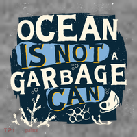 Ocean Is Not A Garbage Can Toddler T-Shirt