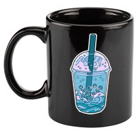 Ocean Waves Boba Tea 11oz C Handle Ceramic Mug