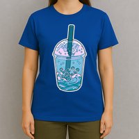 Ocean Waves Boba Tea T-Shirt