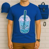 Ocean Waves Boba Tea T-Shirt