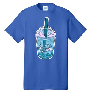 Ocean Waves Boba Tea Tall T-Shirt