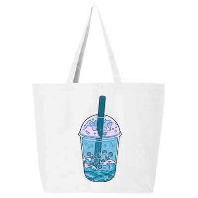 Ocean Waves Boba Tea 25L Jumbo Tote