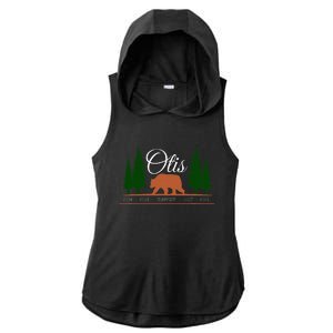 Otis Champion Fat Brown Grizzly Bear Fan Beartober Week 2024 Ladies PosiCharge Tri-Blend Wicking Draft Hoodie Tank