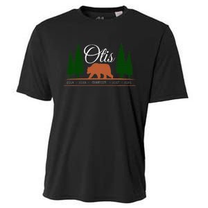 Otis Champion Fat Brown Grizzly Bear Fan Beartober Week 2024 Cooling Performance Crew T-Shirt