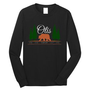 Otis Champion Fat Brown Grizzly Bear Fan Beartober Week 2024 Long Sleeve Shirt