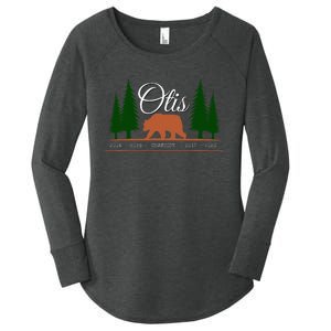 Otis Champion Fat Brown Grizzly Bear Fan Beartober Week 2024 Women's Perfect Tri Tunic Long Sleeve Shirt