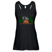 Otis Champion Fat Brown Grizzly Bear Fan Beartober Week 2024 Ladies Essential Flowy Tank