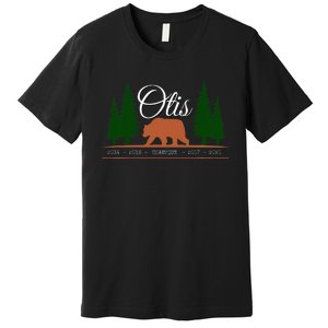 Otis Champion Fat Brown Grizzly Bear Fan Beartober Week 2024 Premium T-Shirt