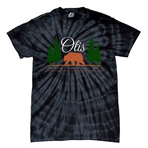 Otis Champion Fat Brown Grizzly Bear Fan Beartober Week 2024 Tie-Dye T-Shirt