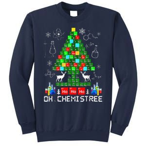 Oh Chemistree Funny Science Christmas Tree Chemistry Chemist Sweatshirt