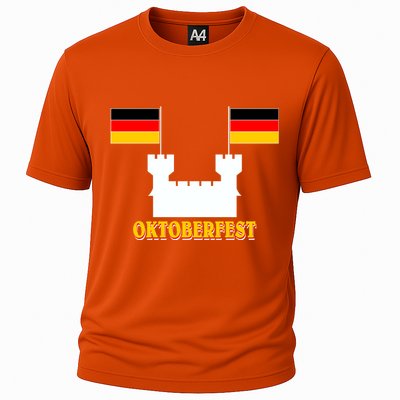 Oktoberfest Castle Flag Cooling Performance Crew T-Shirt