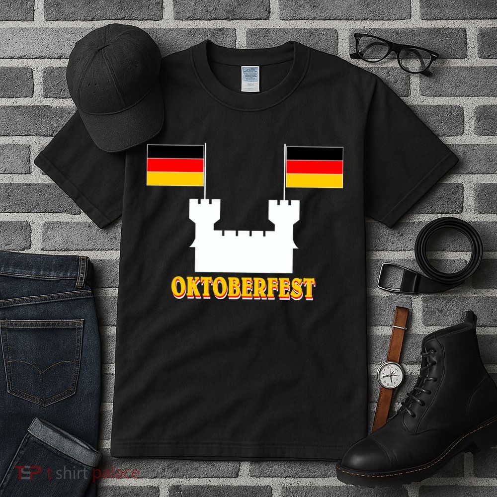 Oktoberfest Castle Flag Tall T-Shirt