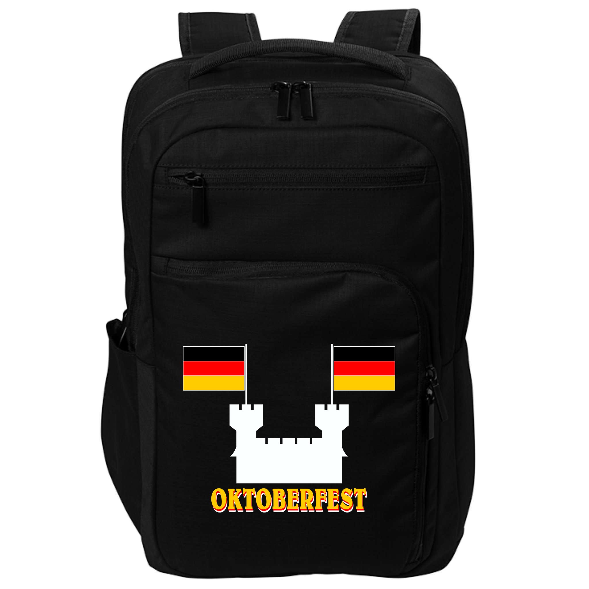 Oktoberfest Castle Flag Impact Tech Backpack