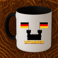 Oktoberfest Castle Flag Mug