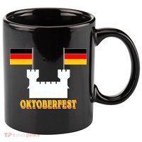 Oktoberfest Castle Flag 11oz C Handle Ceramic Mug