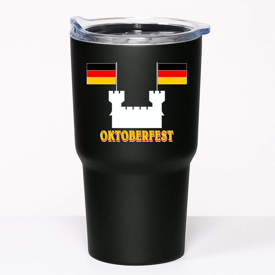 Oktoberfest Castle Flag Tumbler