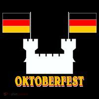 Oktoberfest Castle Flag Cooling Performance Long Sleeve Crew