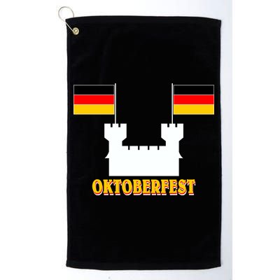 Oktoberfest Castle Flag Golf Towel