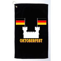 Oktoberfest Castle Flag Golf Towel