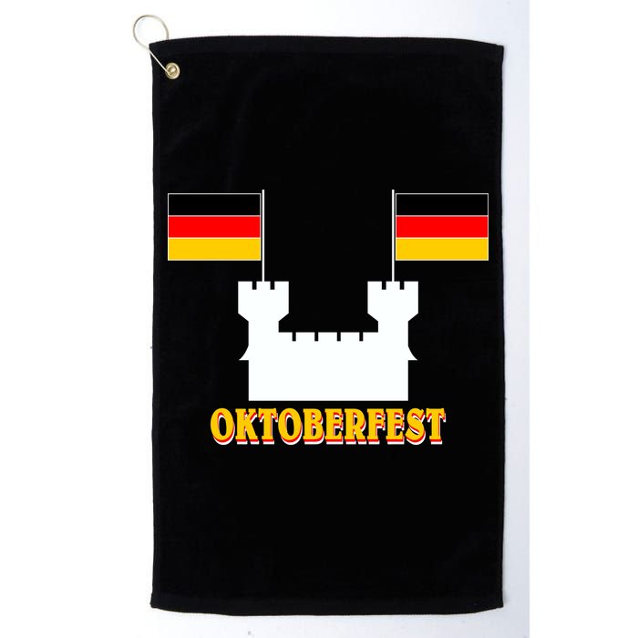 Oktoberfest Castle Flag Golf Towel