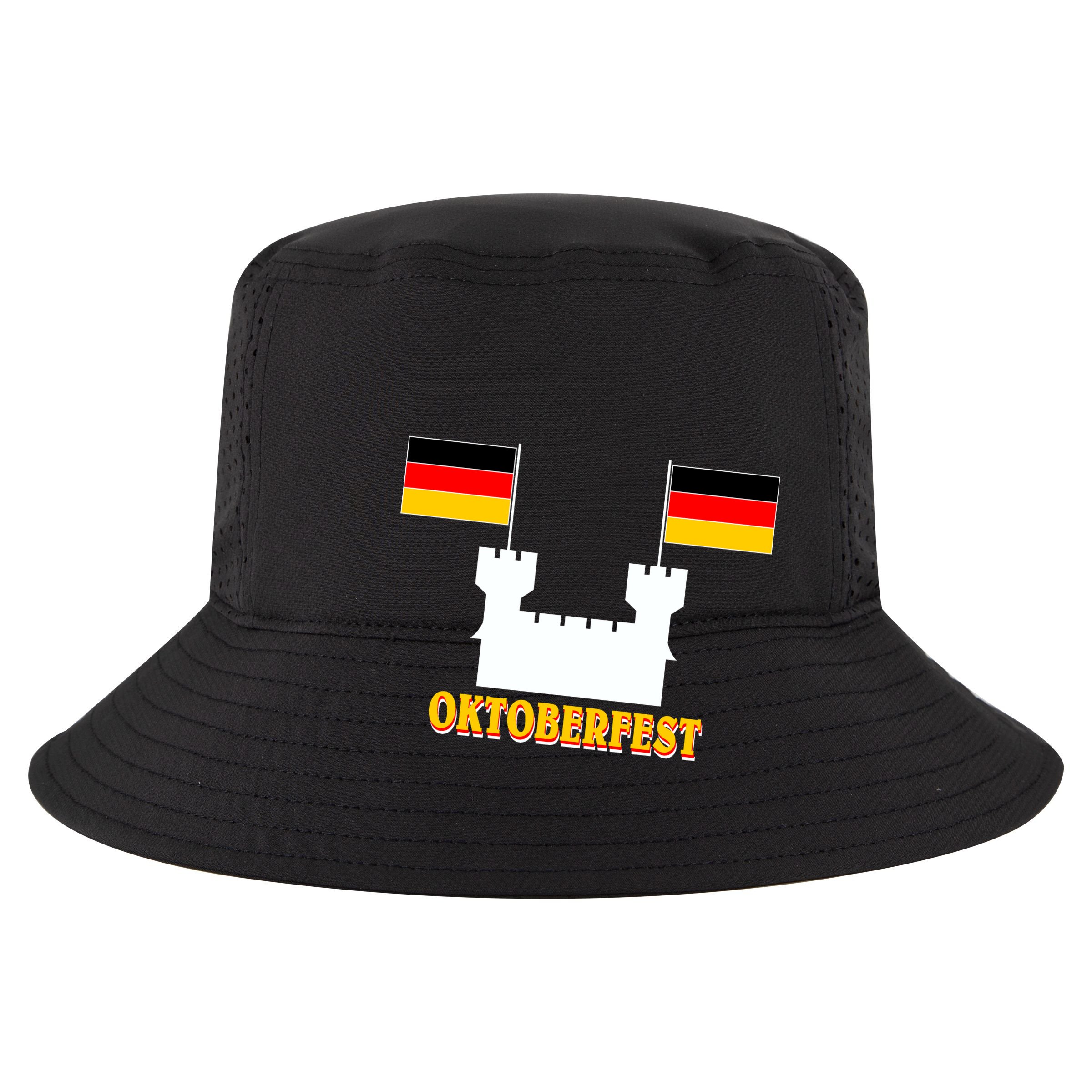 Oktoberfest Castle Flag Cropped Pullover Crew