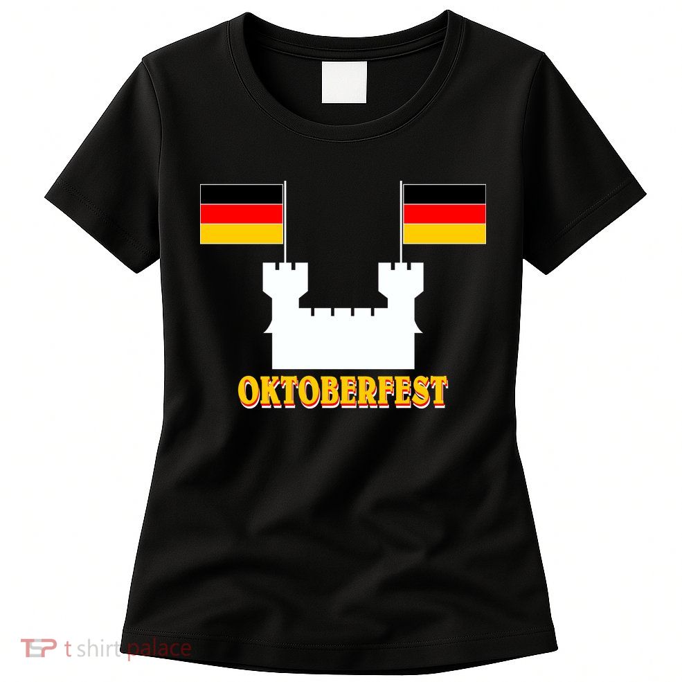 Oktoberfest Castle Flag Womens T-Shirt