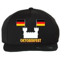 Oktoberfest Castle Flag Wool Snapback Cap