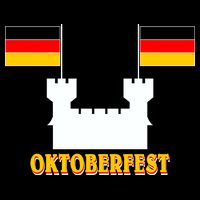 Oktoberfest Castle Flag Wool Snapback Cap