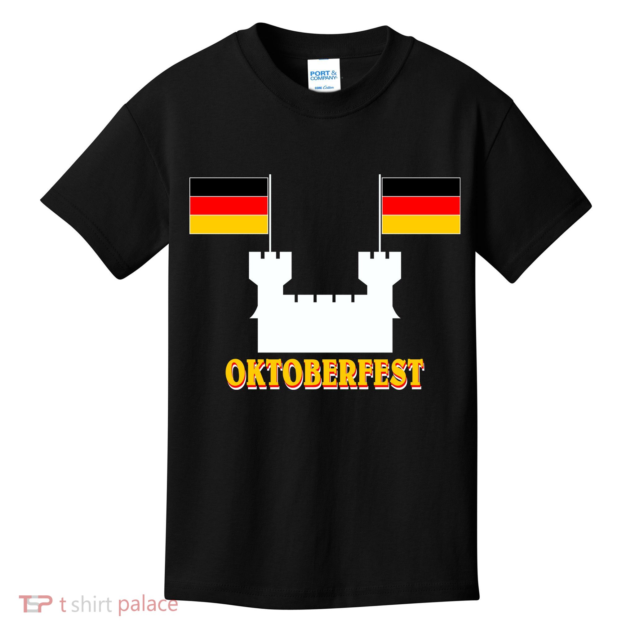 Oktoberfest Castle Flag Kids T-Shirt