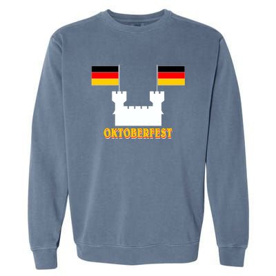 Oktoberfest Castle Flag Garment-Dyed Sweatshirt