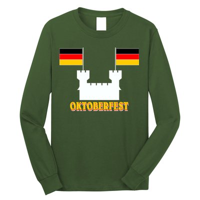 Oktoberfest Castle Flag Long Sleeve Shirt