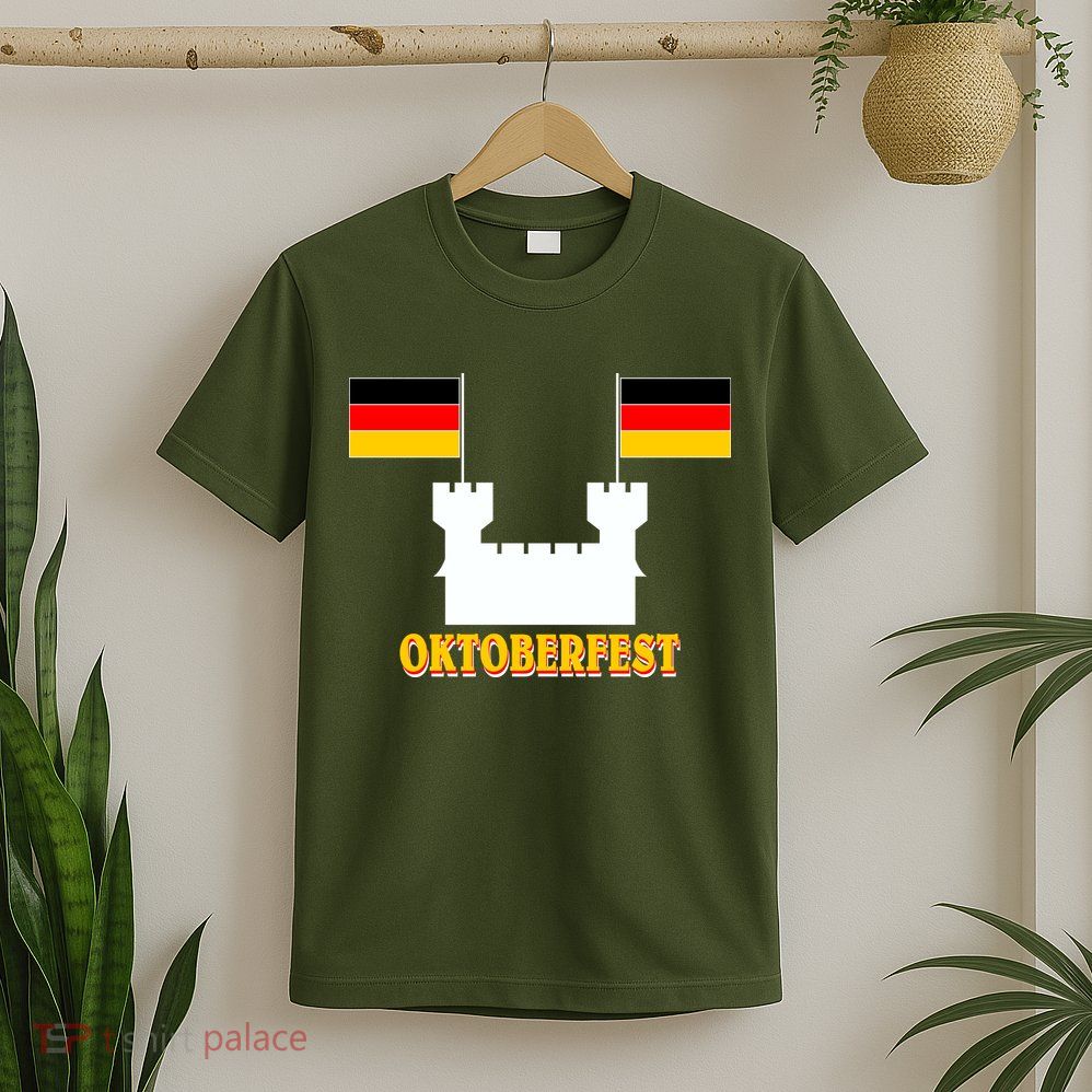 Oktoberfest Castle Flag T-Shirt